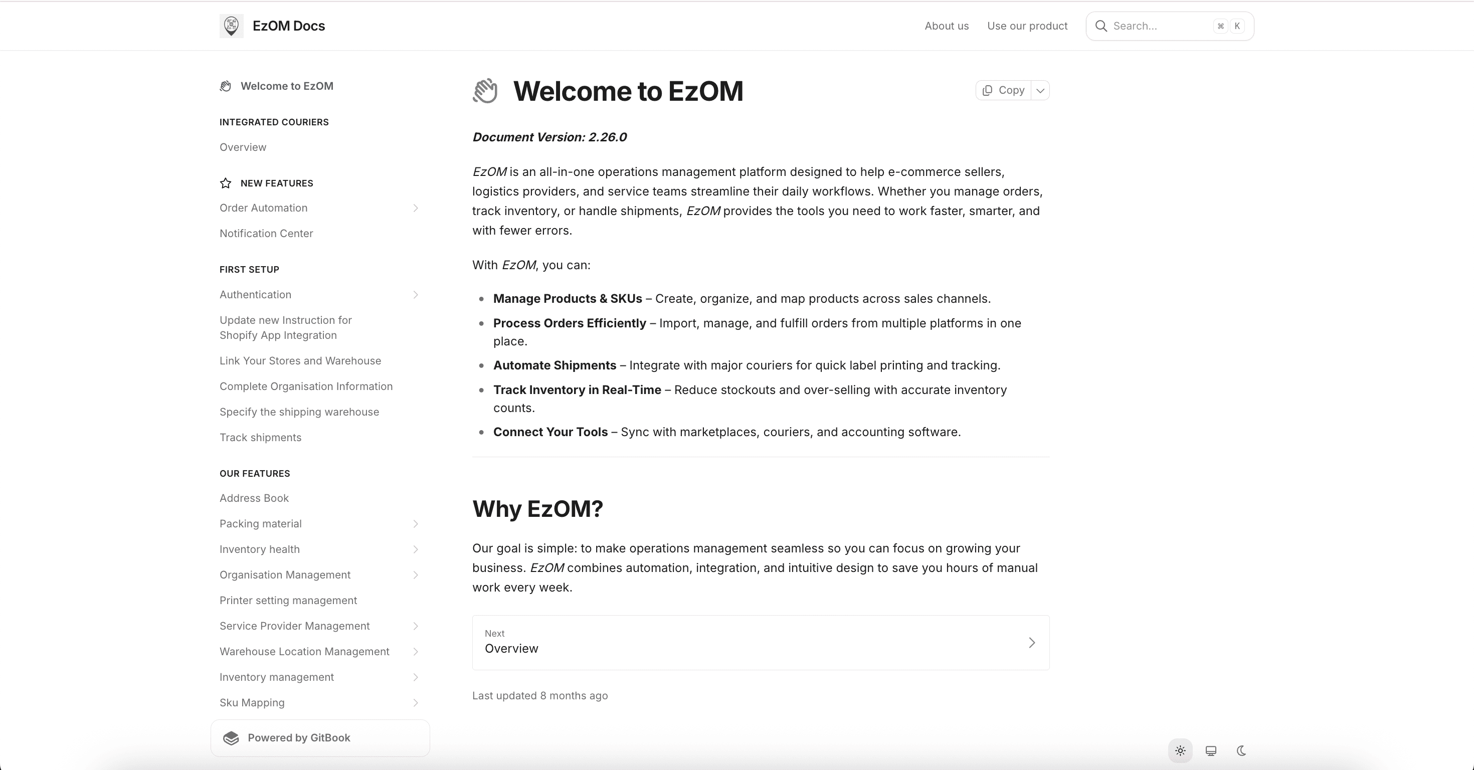 EZOM document