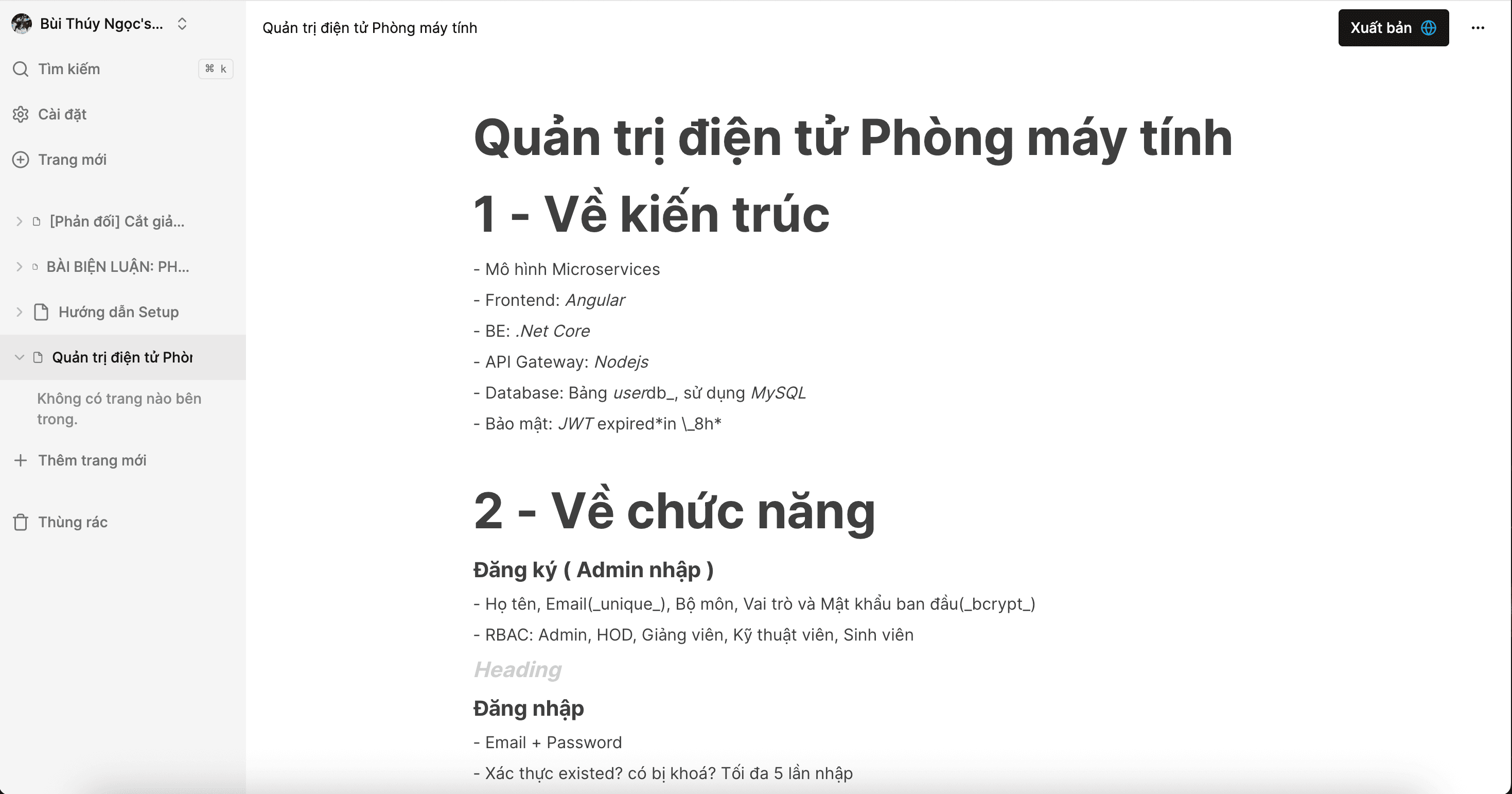 Mock Notion Clone editor